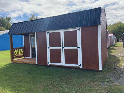 12x20 Lofted Side Porch 70541