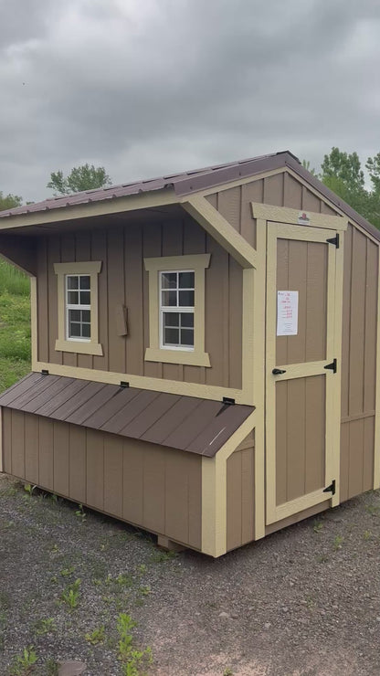 8x6 Chicken Coop 71625
