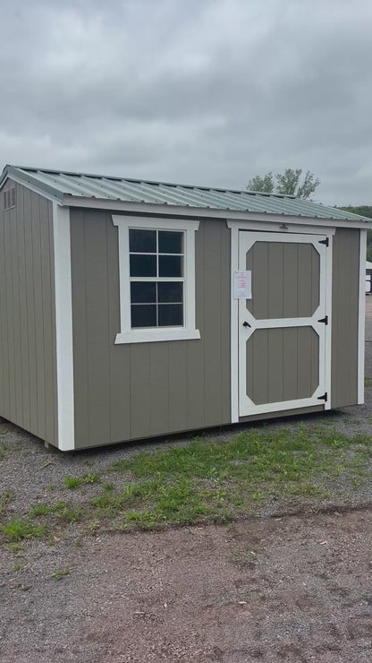 8x12 Side Utility Shed 71360